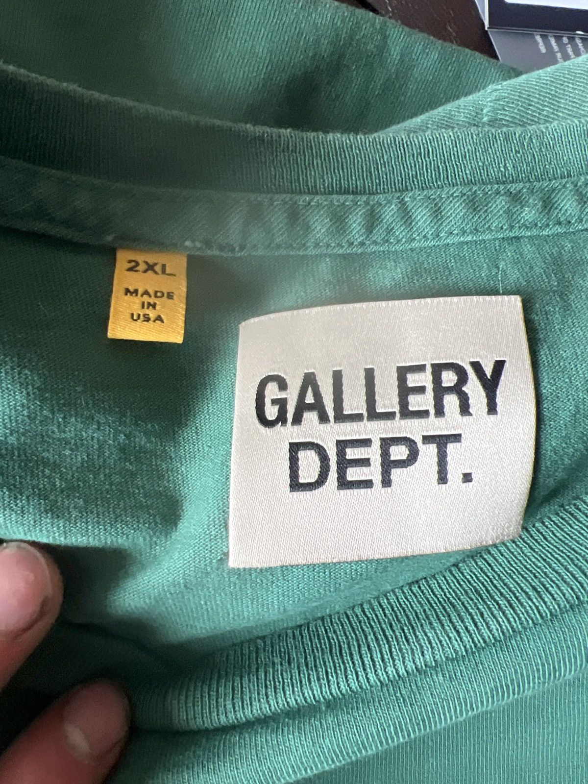 Gallery Dept. Gallery debt Tee green Size US XXL / EU 58 / 5 - 4 Thumbnail