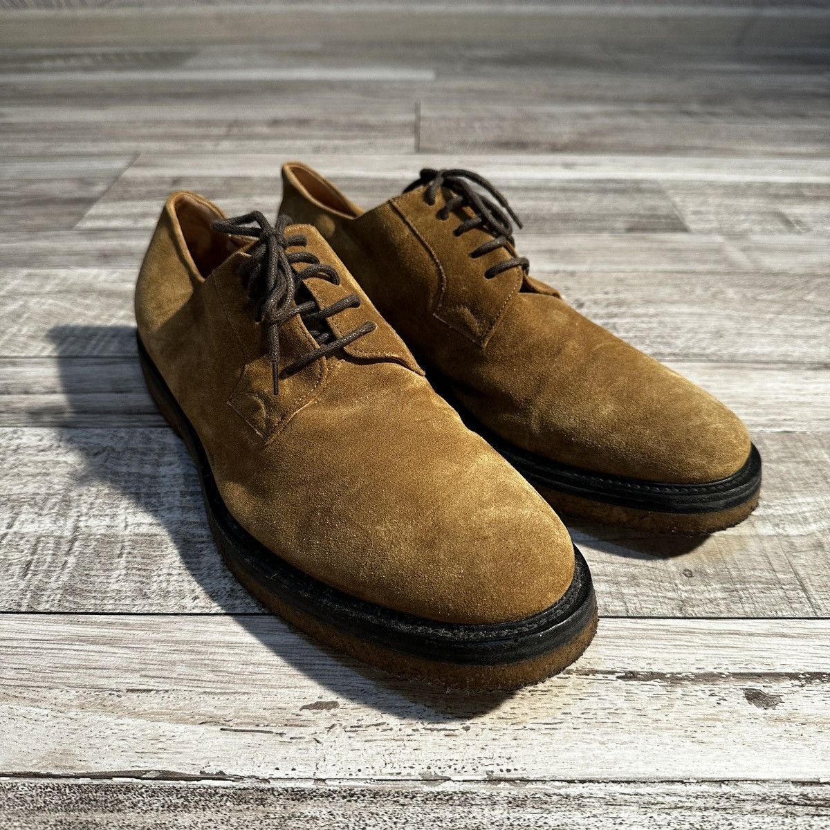 Dries Van Noten Dries Van Noten Classic Suede Derby Shoes Size US 10.5 / EU 43-44 - 1 Thumbnail
