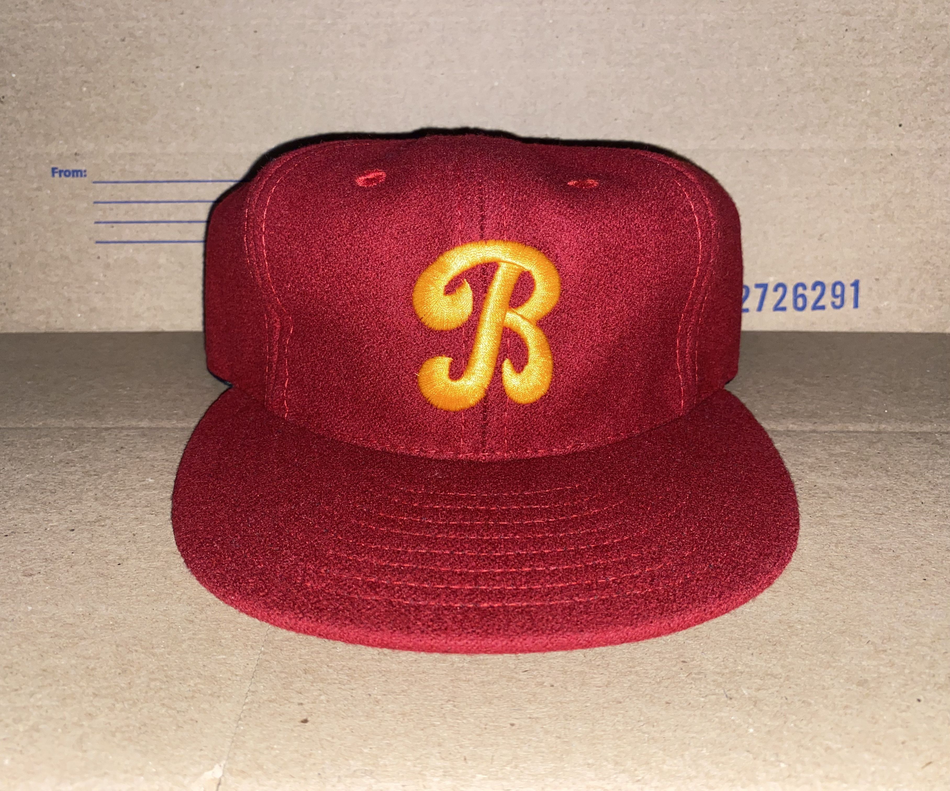 STUSSY×EBBETS FIELD 2Tone Wool Cap Ebbets Field Flannels × Stussy Stussy Ebbets Strapback Wool
