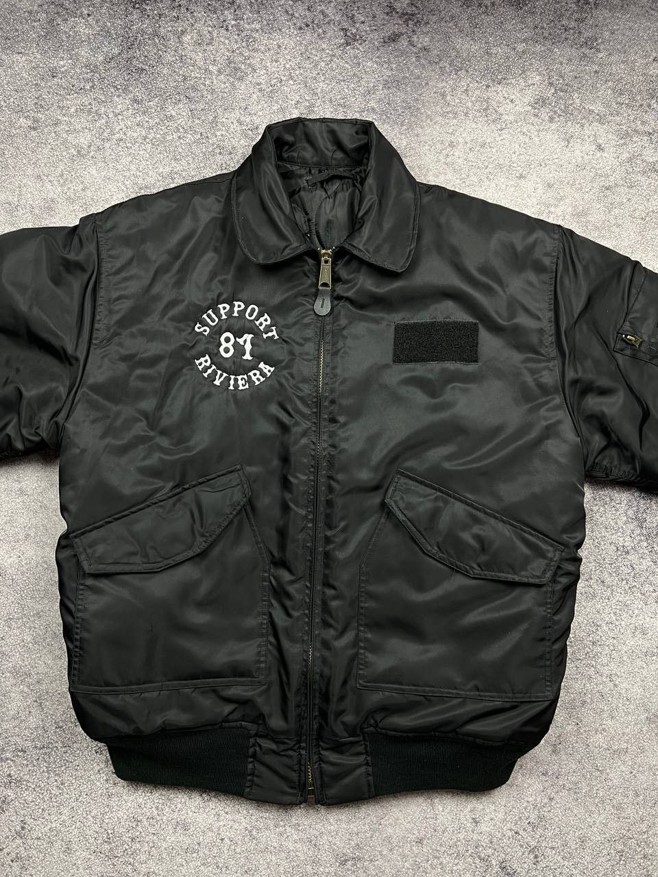 Vintage Vintage Bomber MA-1 Support Riviera 90S Streetwear Size US L / EU 52-54 / 3 - 5 Thumbnail