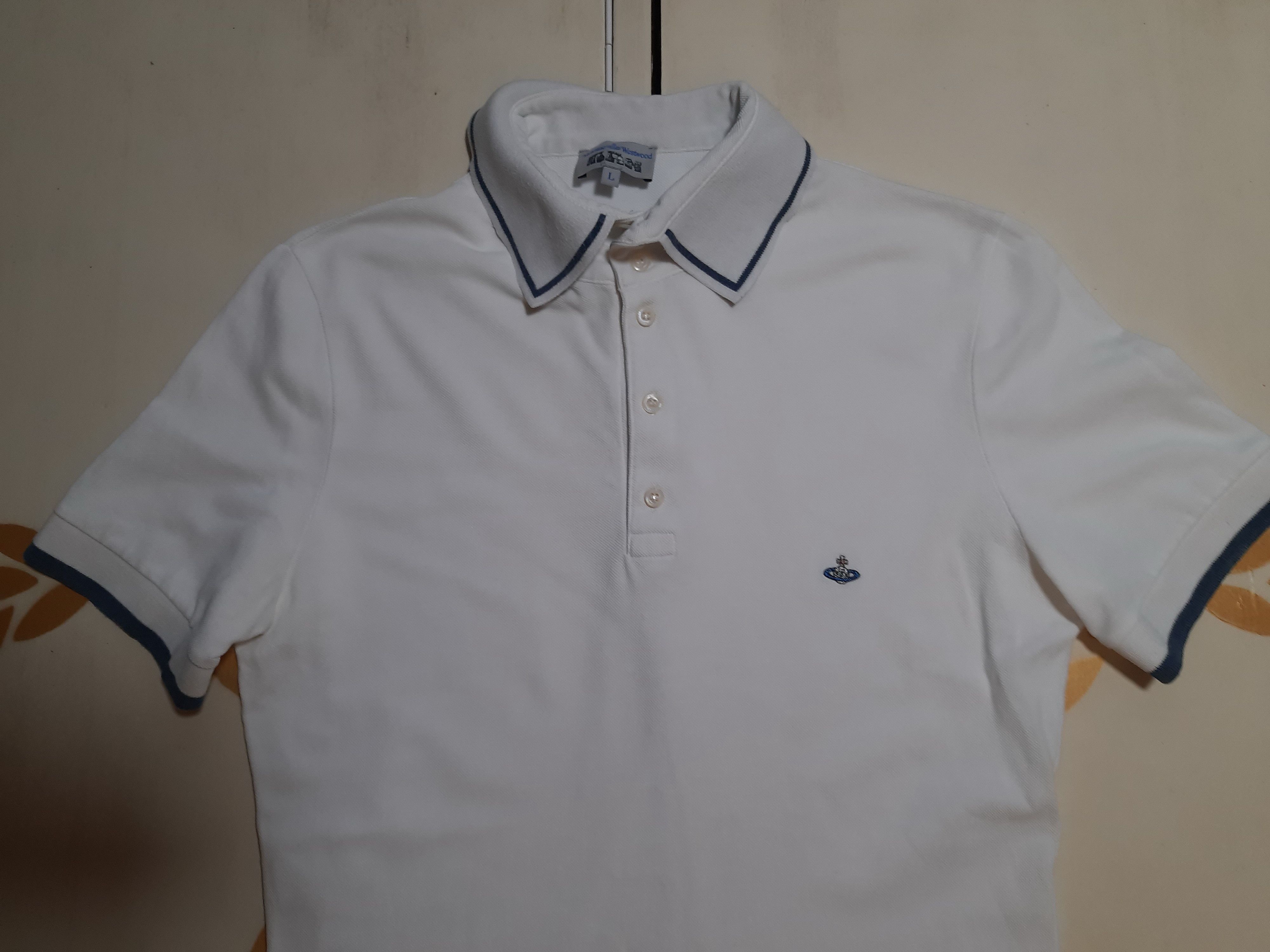 Designer × Vintage × Vivienne Westwood Vivienne Westwood Polo Shirt Vintage Size US L / EU 52-54 / 3 - 4 Thumbnail