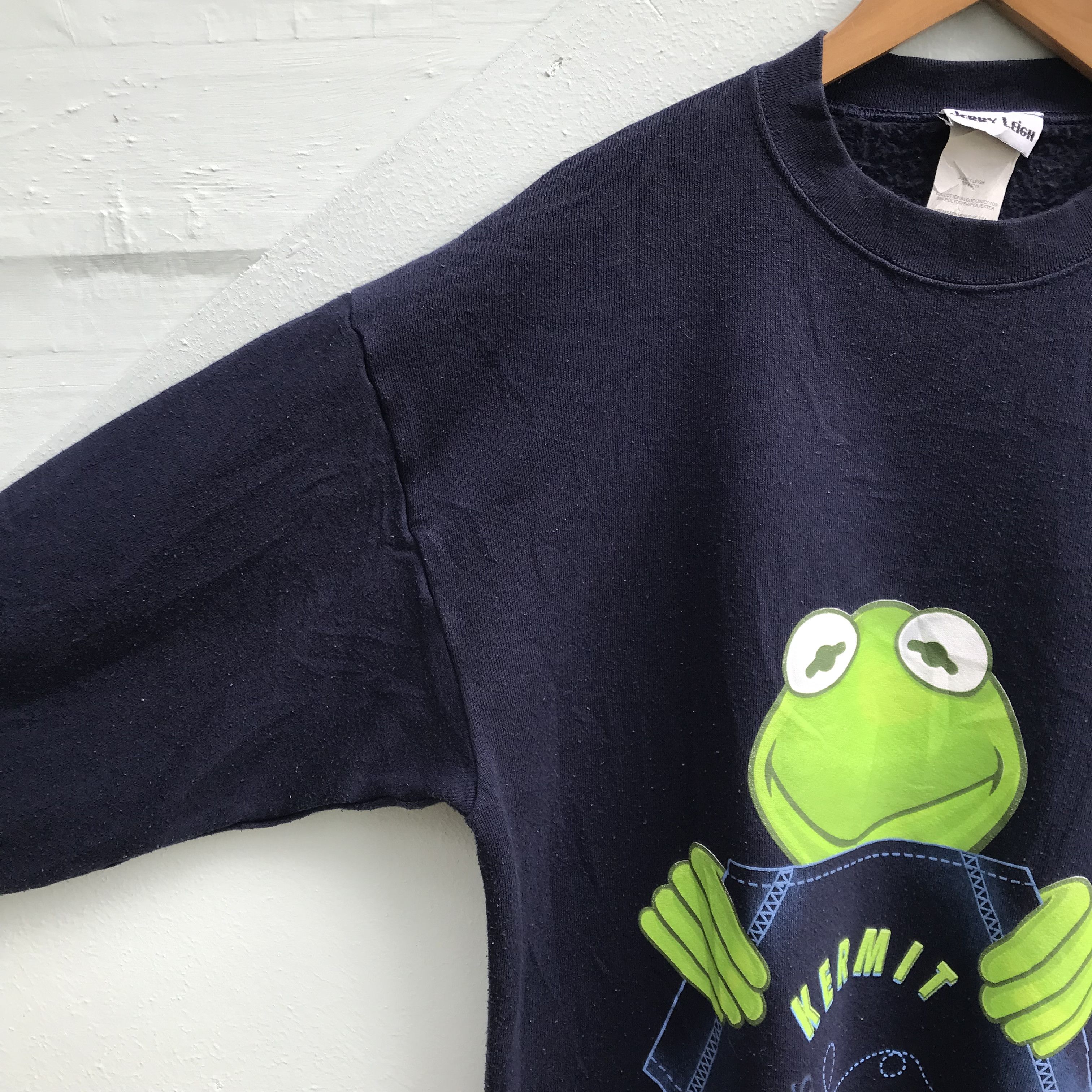 Disney Vintage Kermit Jerry Leigh Pullover sweater Size US L / EU 52-54 / 3 - 4 Thumbnail