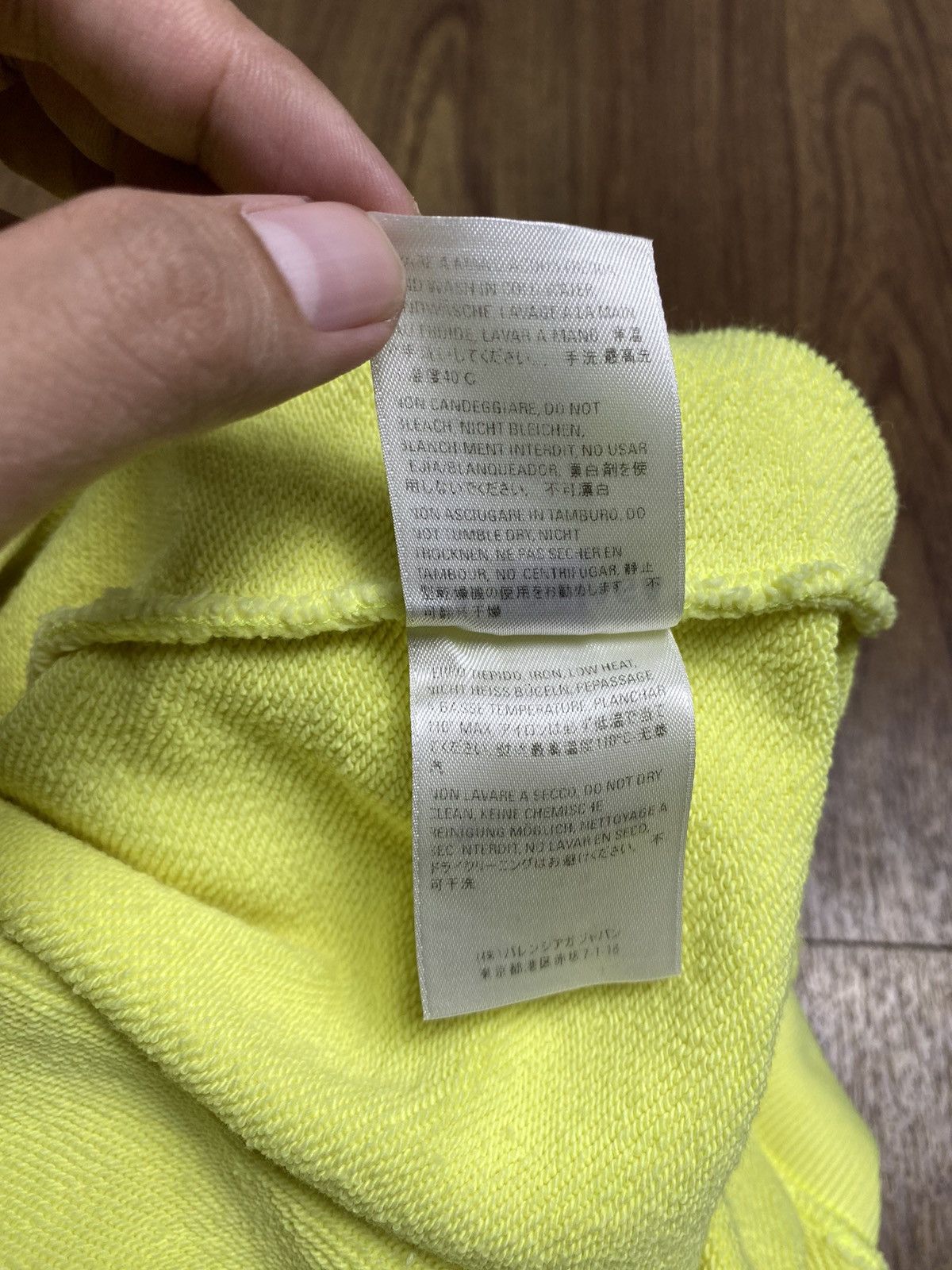 Balenciaga Balenciaga Crew Neon Yellow Oversized Hoodie Size US S / EU 44-46 / 1 - 10 Thumbnail