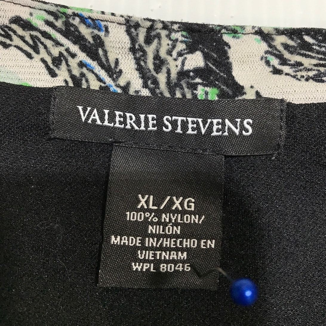 Other Valerie Stevens Retro Bohemian Green Black Blouse XL Size XL / US 12-14 / IT 48-50 - 6 Thumbnail