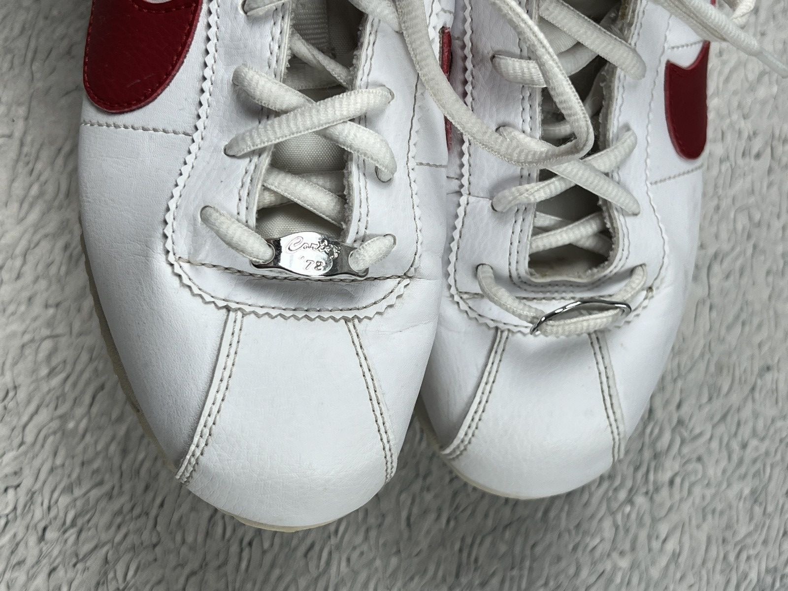 Nike × Vintage Nike Women's Cortez Classic Leather Sneaker - White Size US 6.5 / IT 36.5 - 9 Thumbnail