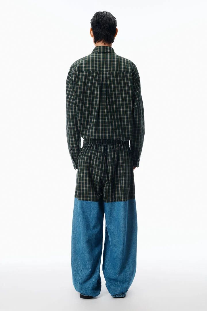 Alexander Wang o1tko10426 Argyle Hotfix Shirt in Multicolor Size US M / EU 48-50 / 2 - 3 Thumbnail