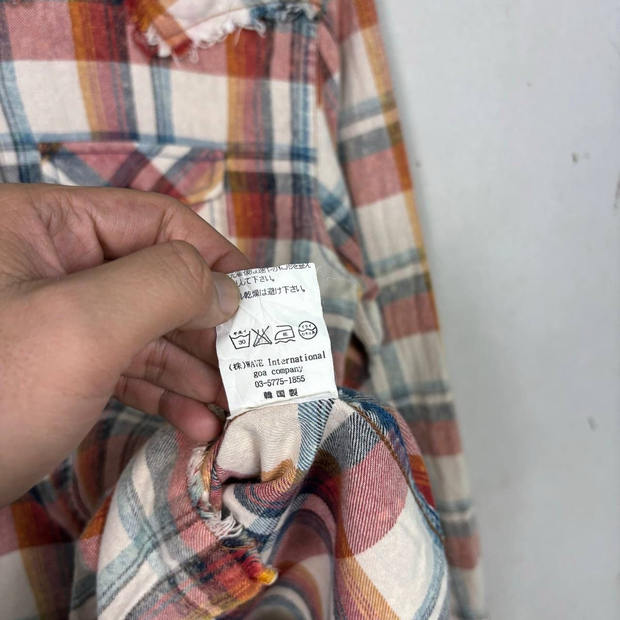 GOA GOA Japanese Brand Western Flannel Distressed Plaid Archive Size US S / EU 44-46 / 1 - 8 Thumbnail