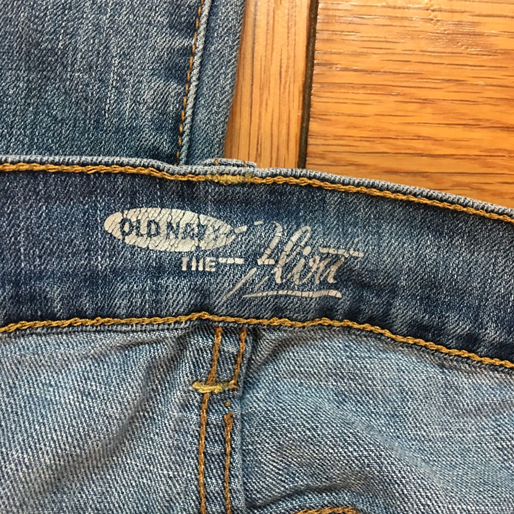 Old Navy VINTAGE Old Navy The Flirt Denim Jeans Womens Size 16 Blue Straight High Rise 40X33 Size 38" / US 16 / IT 52 - 7 Thumbnail