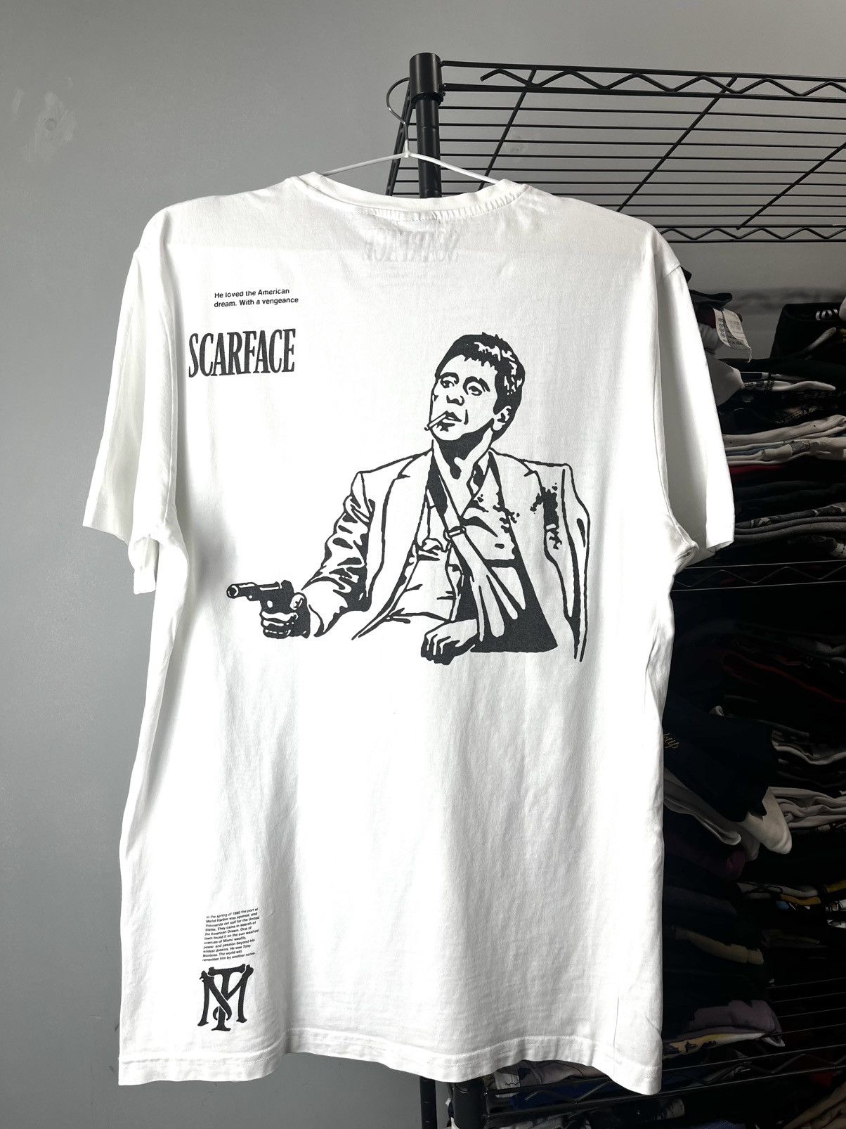 Vintage Tony Montana Scarface Criminal Mafia T Shirt Size US M / EU 48-50 / 2 - 1 Thumbnail