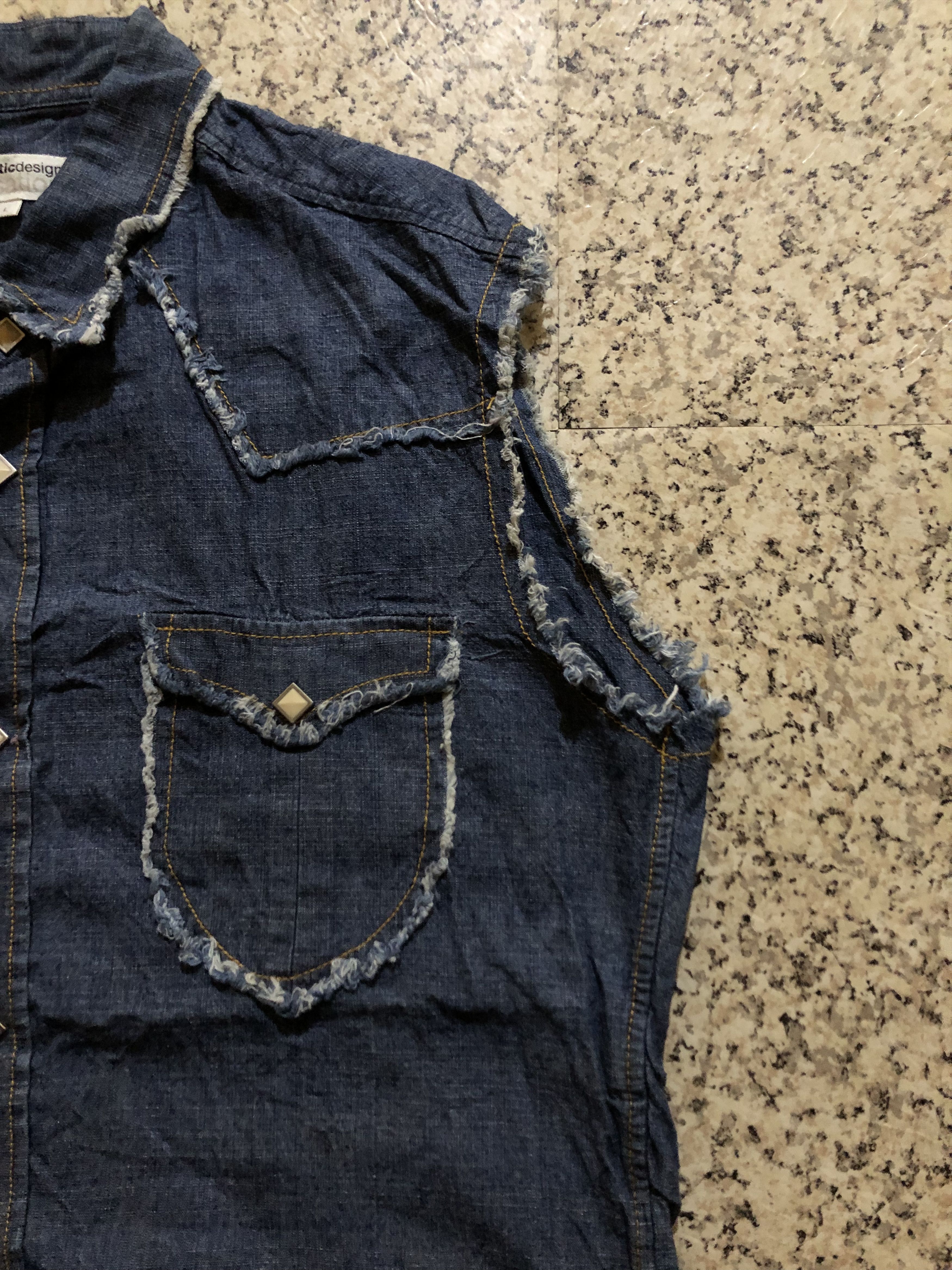 semanticdesign Semantic Design Denim Vest Like Lgb Seditionaries if6was9 Size US M / EU 48-50 / 2 - 7 Thumbnail