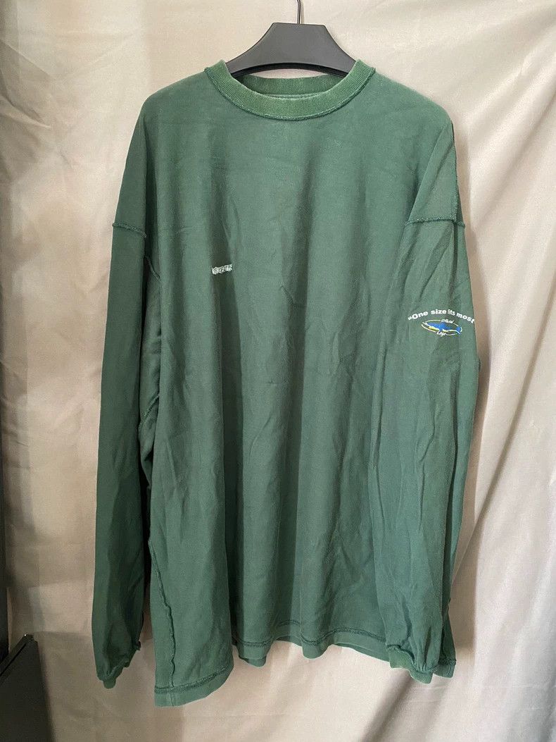Vetements Vetements Logo Long Sleeve Sweatshirt-yf Size US S / EU 44-46 / 1 - 1 Thumbnail