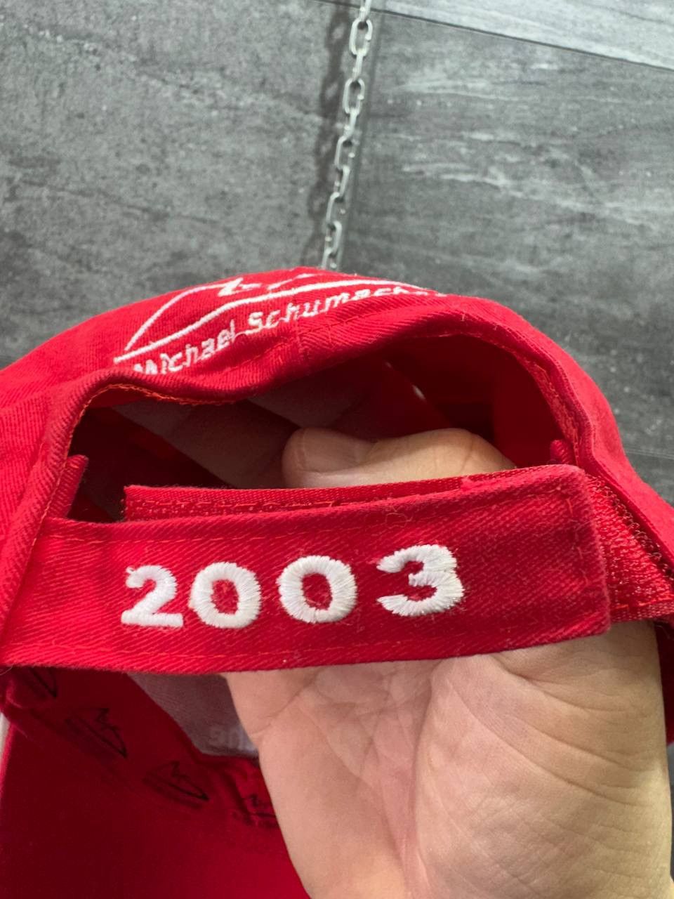 Vintage Ferrari F1 Michael Schumacher Deutsche 2003 Vintage Cap Size ONE SIZE - 5 Thumbnail