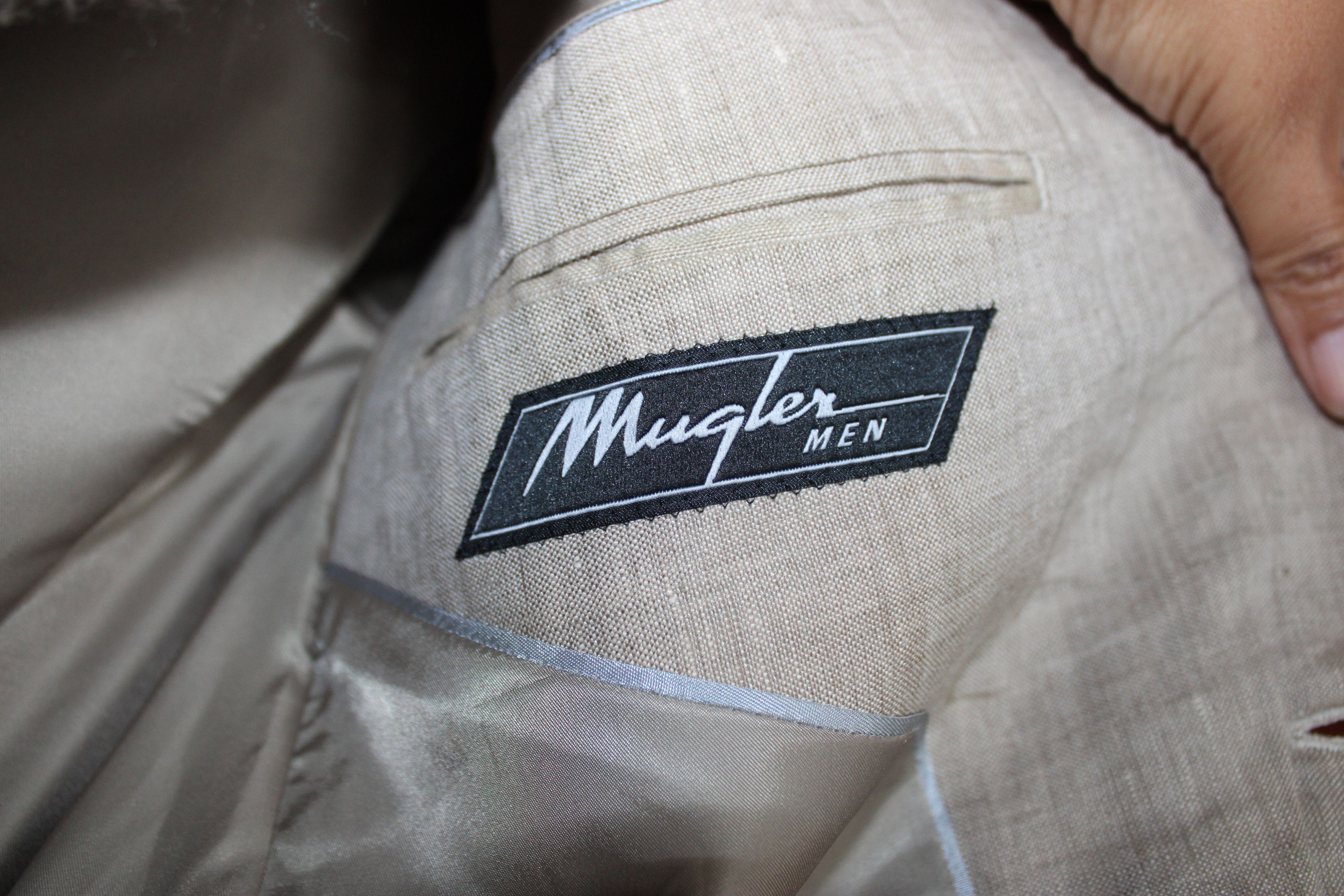 Thierry Mugler Thierry Mugler Linen Blazer 48-52 Size 48L - 2 Thumbnail