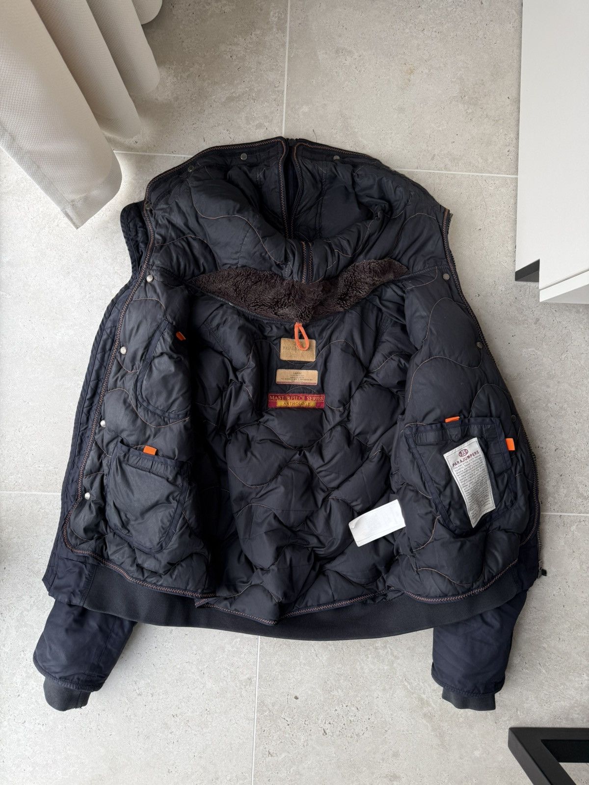 Parajumpers vintage bomber parajumpers jacket mens black Size US L / EU 52-54 / 3 - 10 Thumbnail