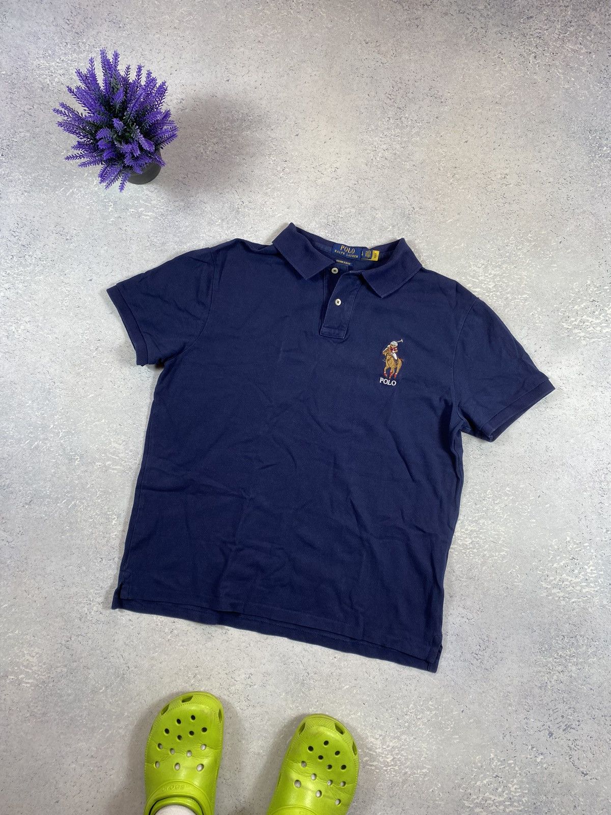 Polo Ralph Lauren × Ralph Lauren Polo Ralph Lauren Men’s Blue Polo Shirt Size Large Size US L / EU 52-54 / 3 - 1 Thumbnail
