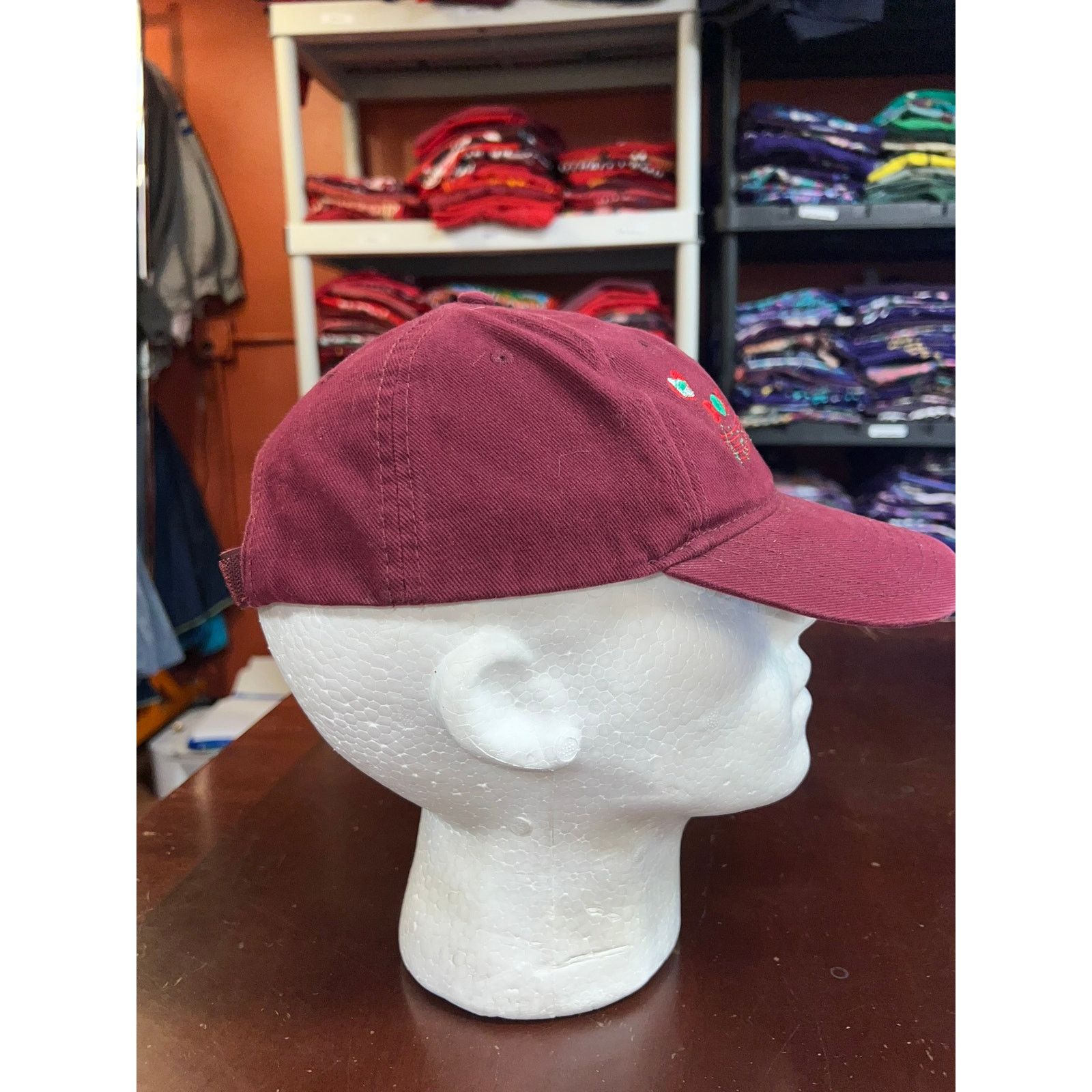 Vintage Vintage Don Juans Hat Mexican Food Red Maroon Cap Headwear Size ONE SIZE - 5 Thumbnail