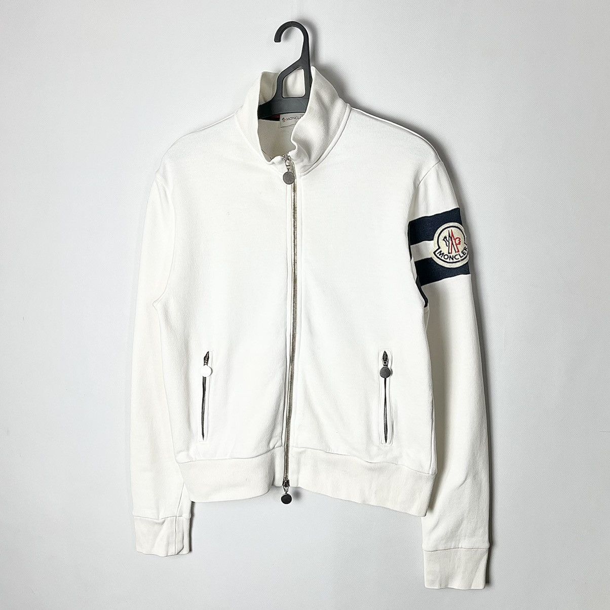 Moncler Maglia Cardigan White | Grailed