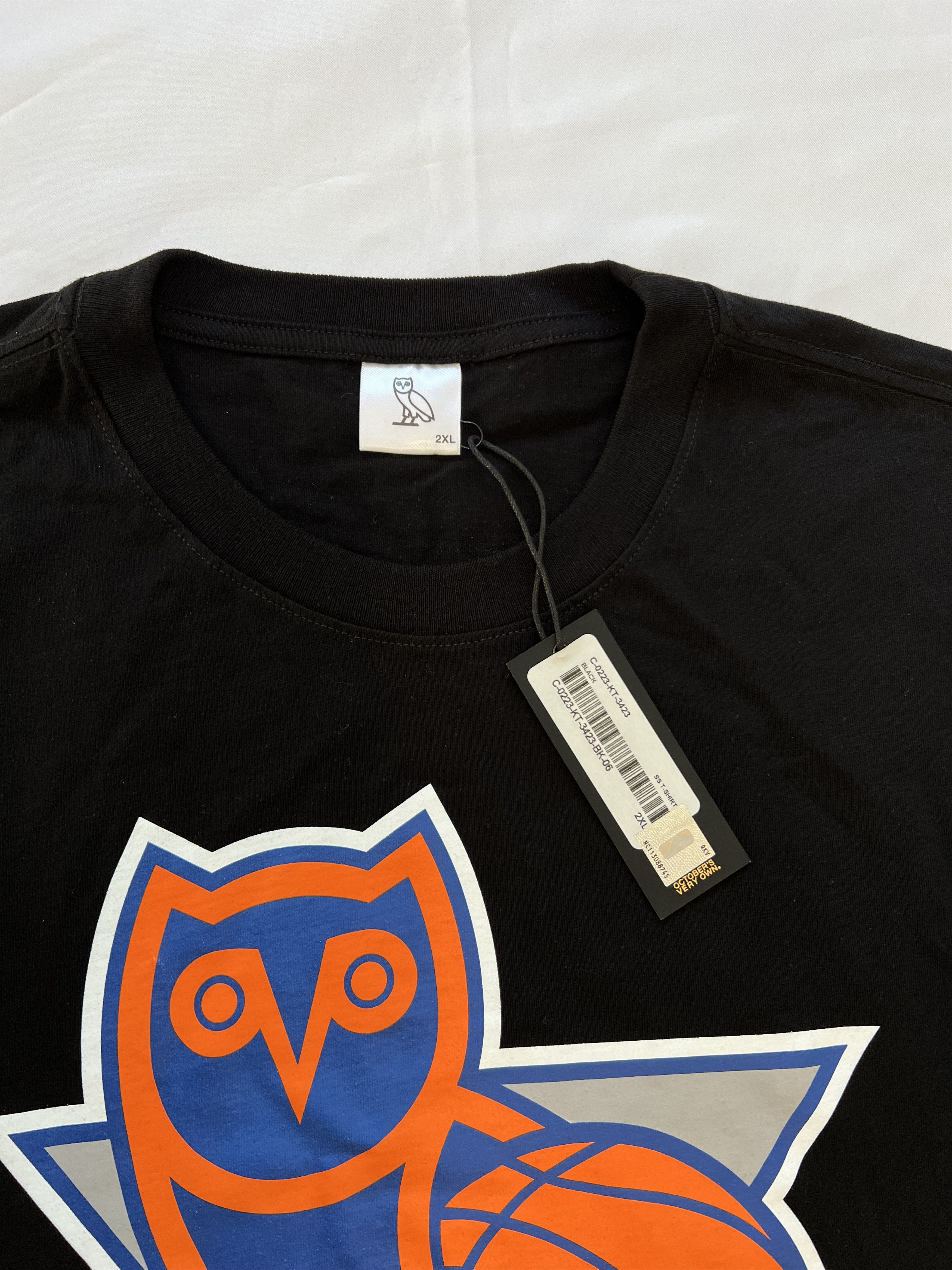 Drake OVO X NBA KNICKS T-Shirt Tee Size US XXL / EU 58 / 5 - 2 Thumbnail