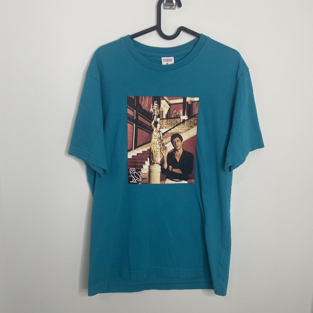 October's Very Own OVO x Scarface Tony Montana 2022 T-shirt Miami Blue XS Size US XS / EU 42 / 0 - 1 Thumbnail