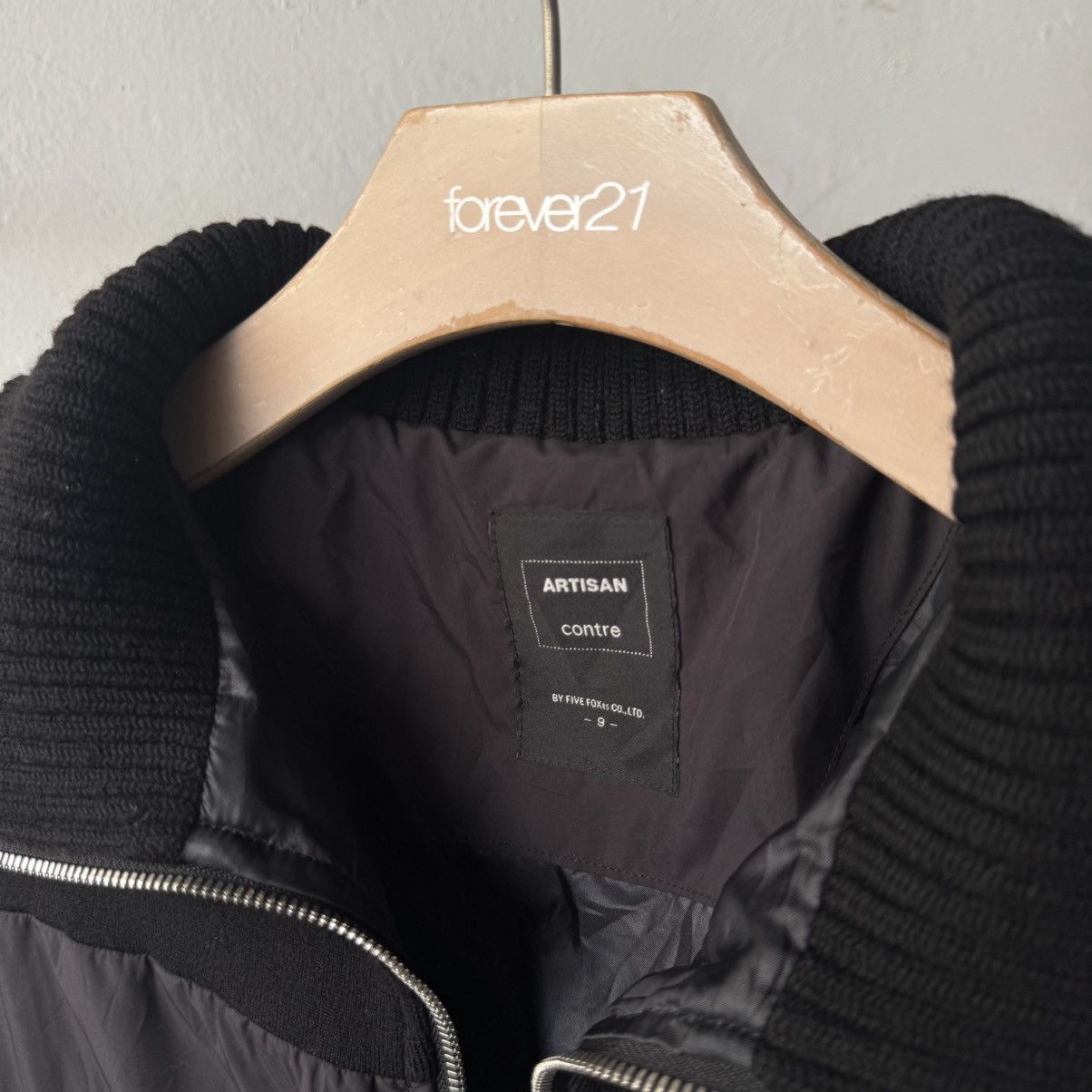 MM6 Artisan Black Stripped Puffer Like Maison Margiela Jacket Size US XS / EU 42 / 0 - 8 Thumbnail