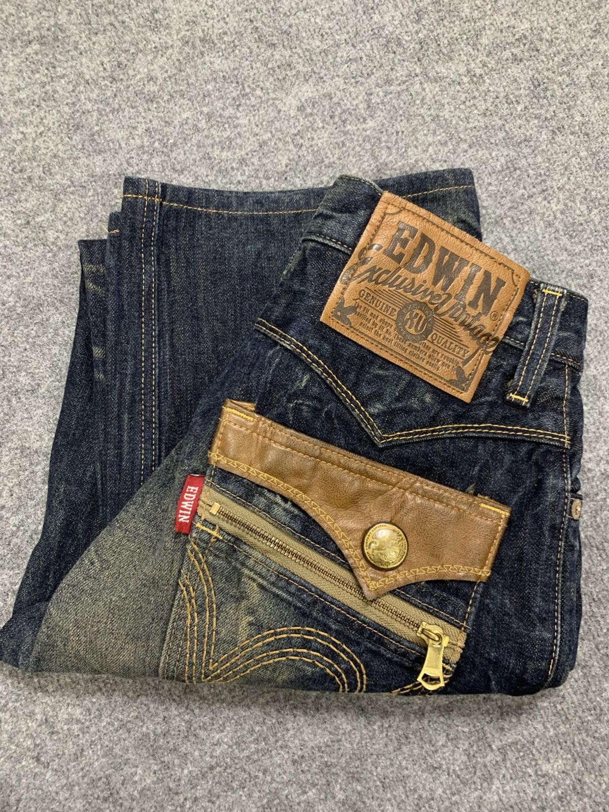 Edwin VINTAGE EDWIN XV NICE FADED & RARE🔥 Size US 29 - 13 Thumbnail