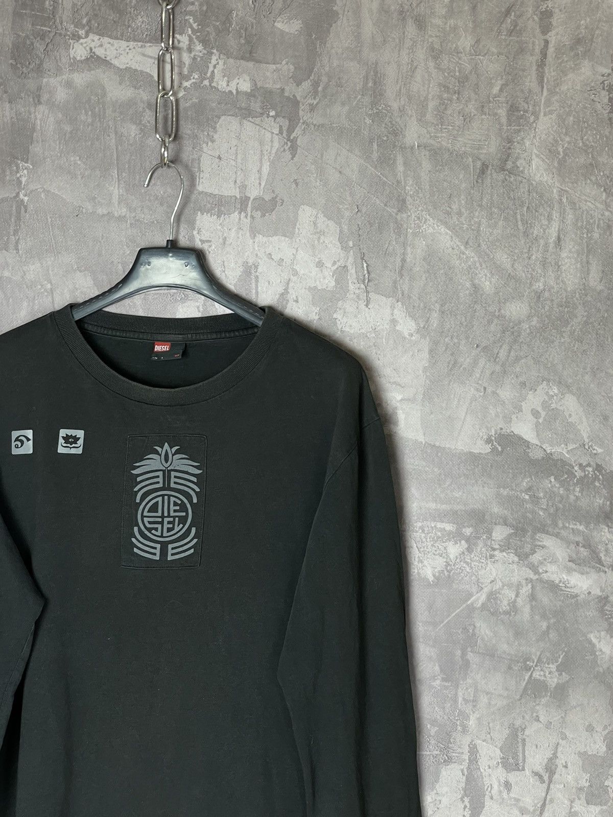 Diesel × Japanese Brand × Vintage Y2K Vintage Diesel Longsleeve T Shirt Archive Hype Size US L / EU 52-54 / 3 - 3 Thumbnail