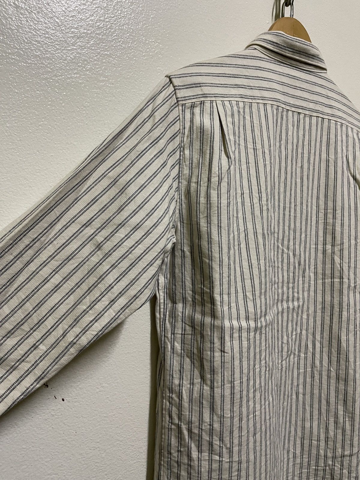 Japanese Brand × STUDIOUS Studious Pocket Shirt Striped Long Sleeve Size US M / EU 48-50 / 2 - 9 Thumbnail