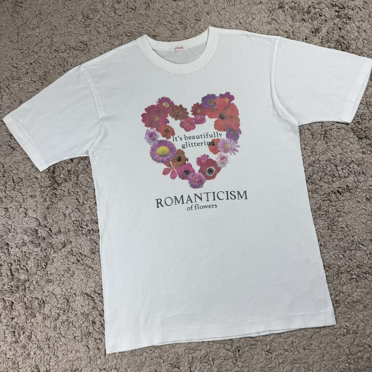 Vintage Vintage Flora Romanticism of Flowers Graphic T-shirt Size US L / EU 52-54 / 3 - 3 Thumbnail