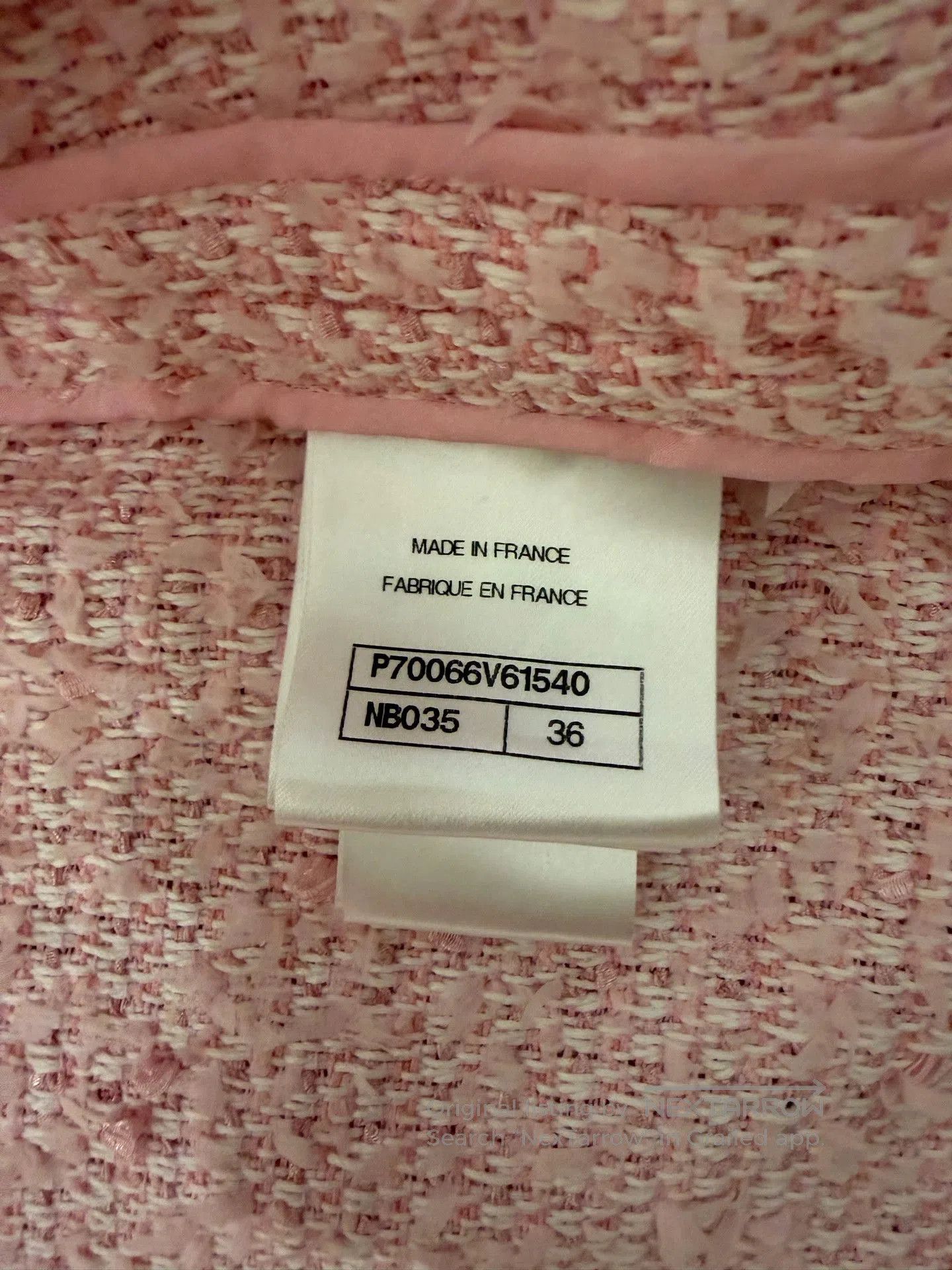 Chanel Chanel 21C Pink Tweed Long Coat. Size US S / EU 44-46 / 1 - 4 Thumbnail
