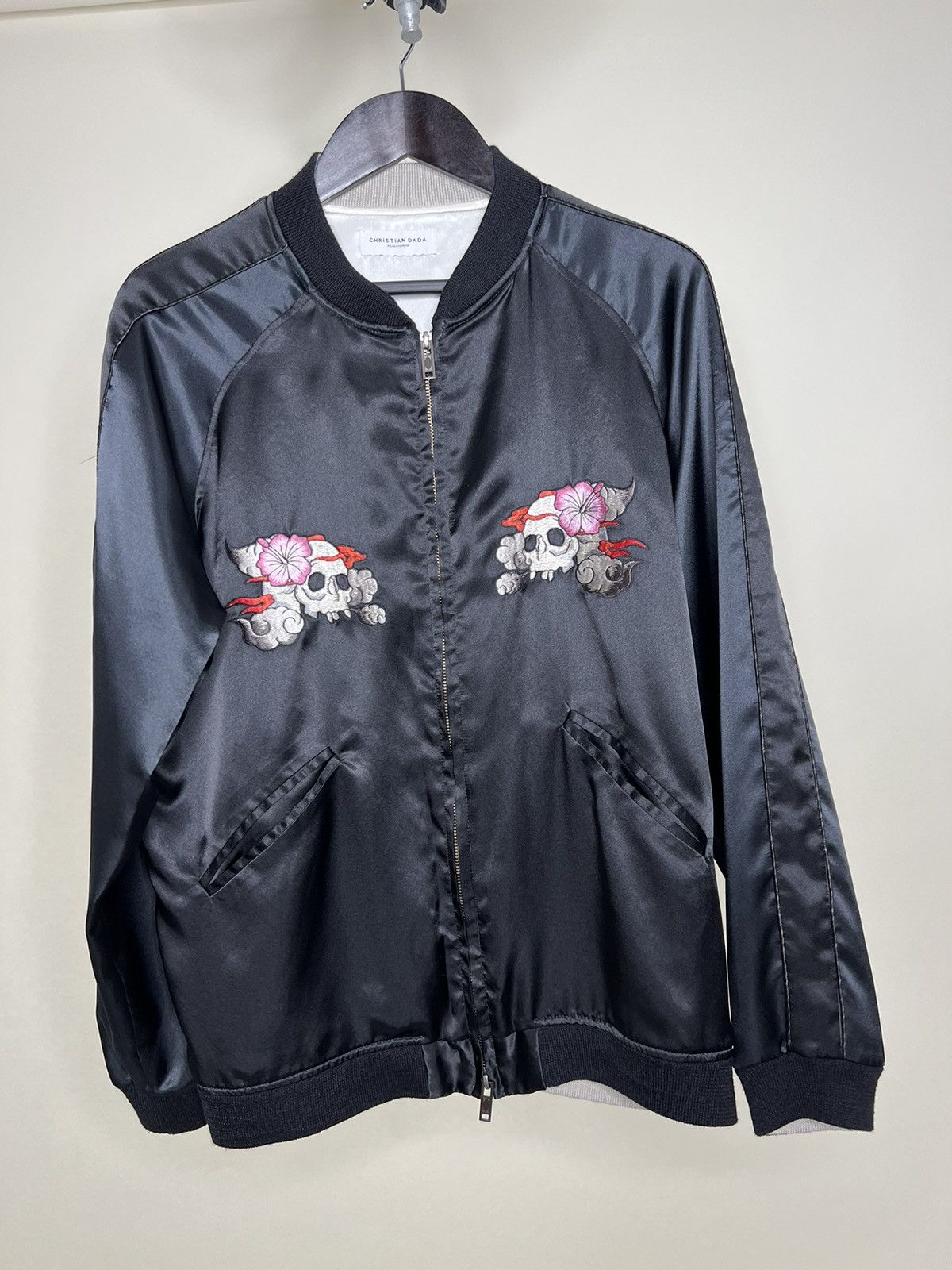 Christian Dada silk bomber