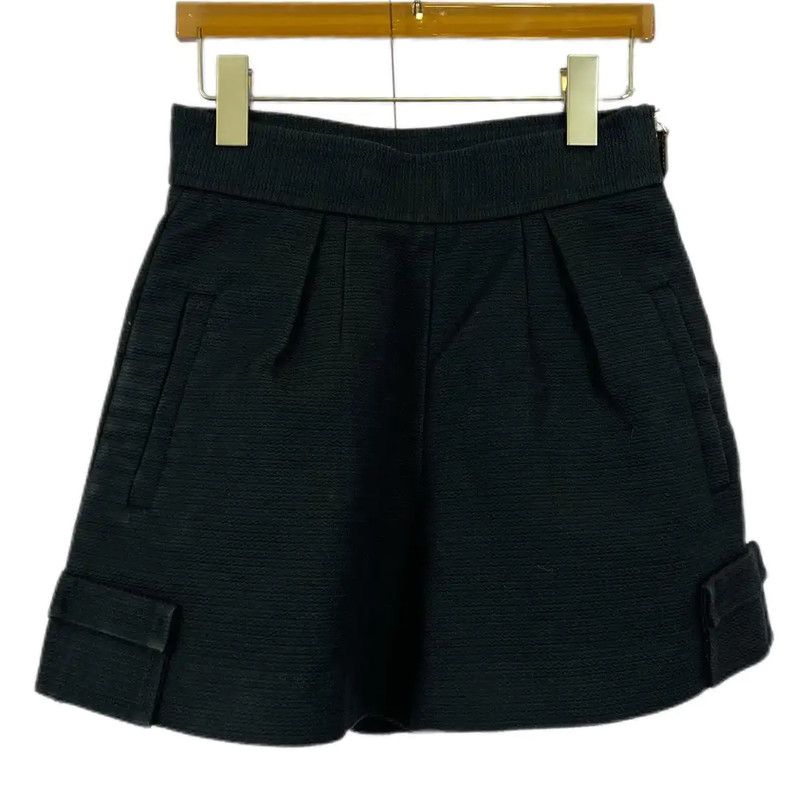 Louis Vuitton Louis Vuitton Black Summer Short Skirt for Women 0089 Size 23" - 1 Thumbnail