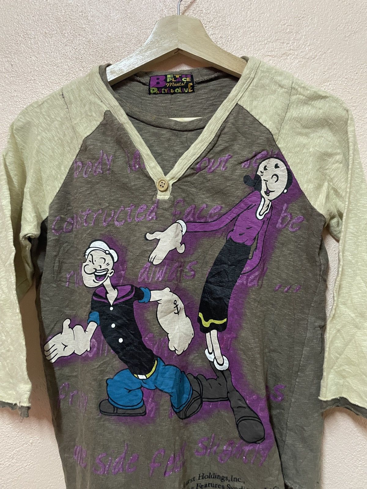 Cartoon Network × Vintage Vintage Popeye & Olive cartoon network Big Logo streetwear S Size US S / EU 44-46 / 1 - 2 Thumbnail