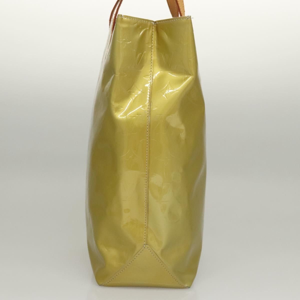 Louis Vuitton LOUIS VUITTON Monogram Vernis Reade MM Hand Bag Gris M91142 Size ONE SIZE - 4 Thumbnail