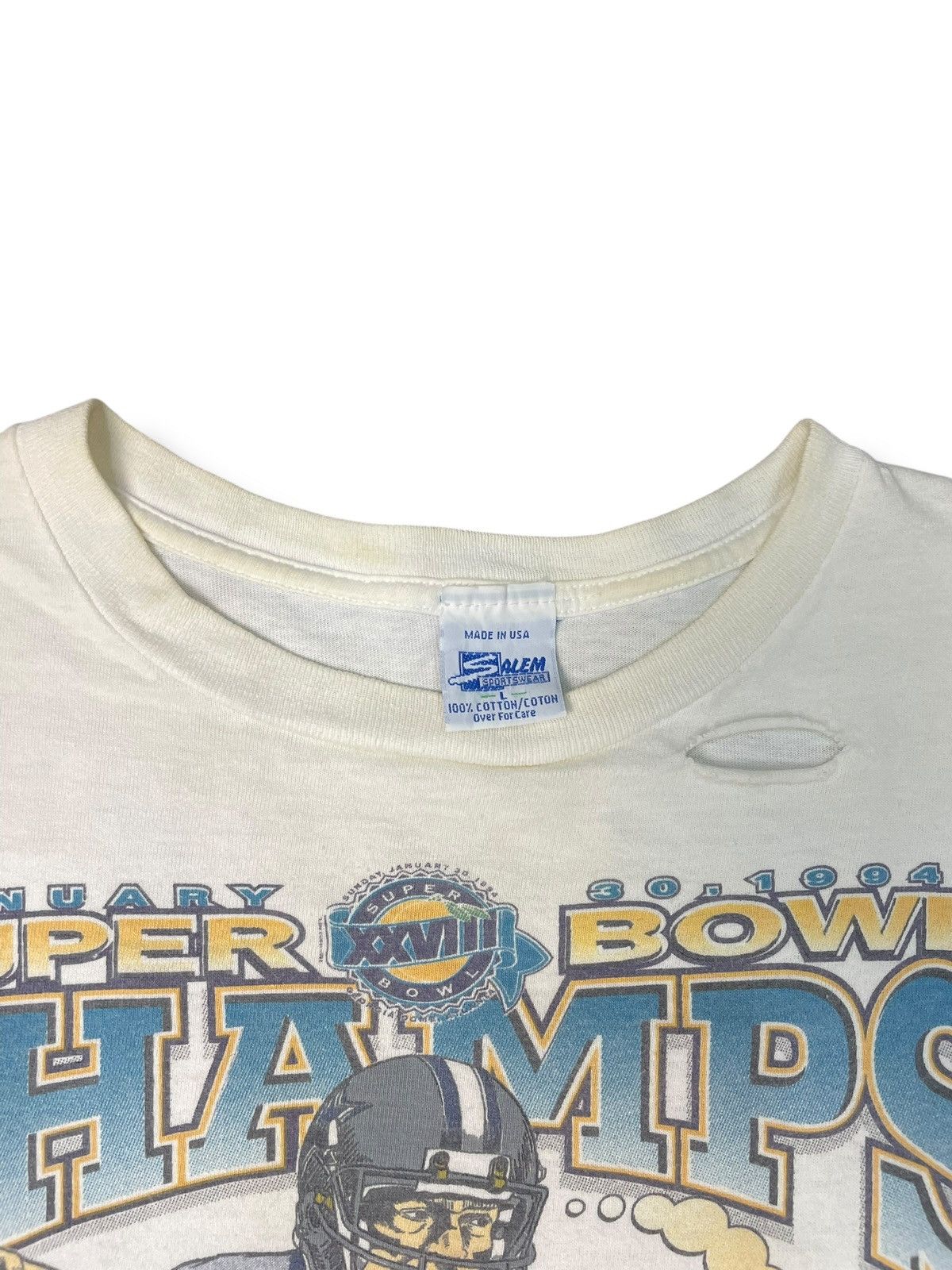 NFL × Salem Sportswear × Vintage Vintage Dallas Cowboys Comic Shirt Size US L / EU 52-54 / 3 - 4 Thumbnail
