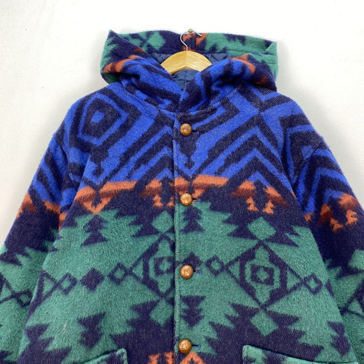 Pendleton 💥Vintage Sabu Roku Navajo-style Aztec hoodie wool jacket Size US M / EU 48-50 / 2 - 4 Thumbnail