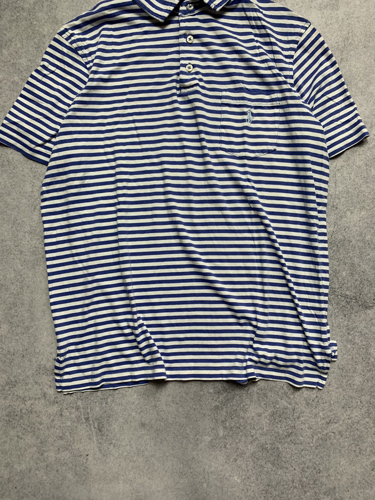 Ralph Lauren Vintage Polo Ralph Lauren faded pocket Y2K Rugby polo shirt Size US M / EU 48-50 / 2 - 4 Thumbnail