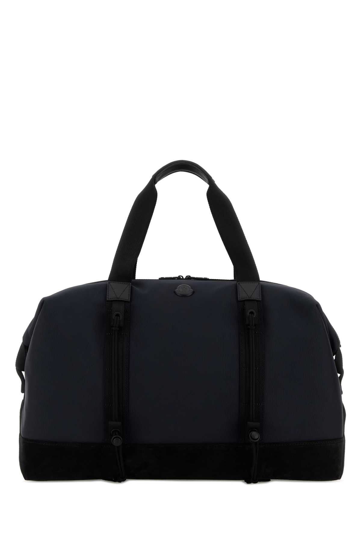 Moncler Navy Blue Canvas Travel Bag Size ONE SIZE - 1 Thumbnail