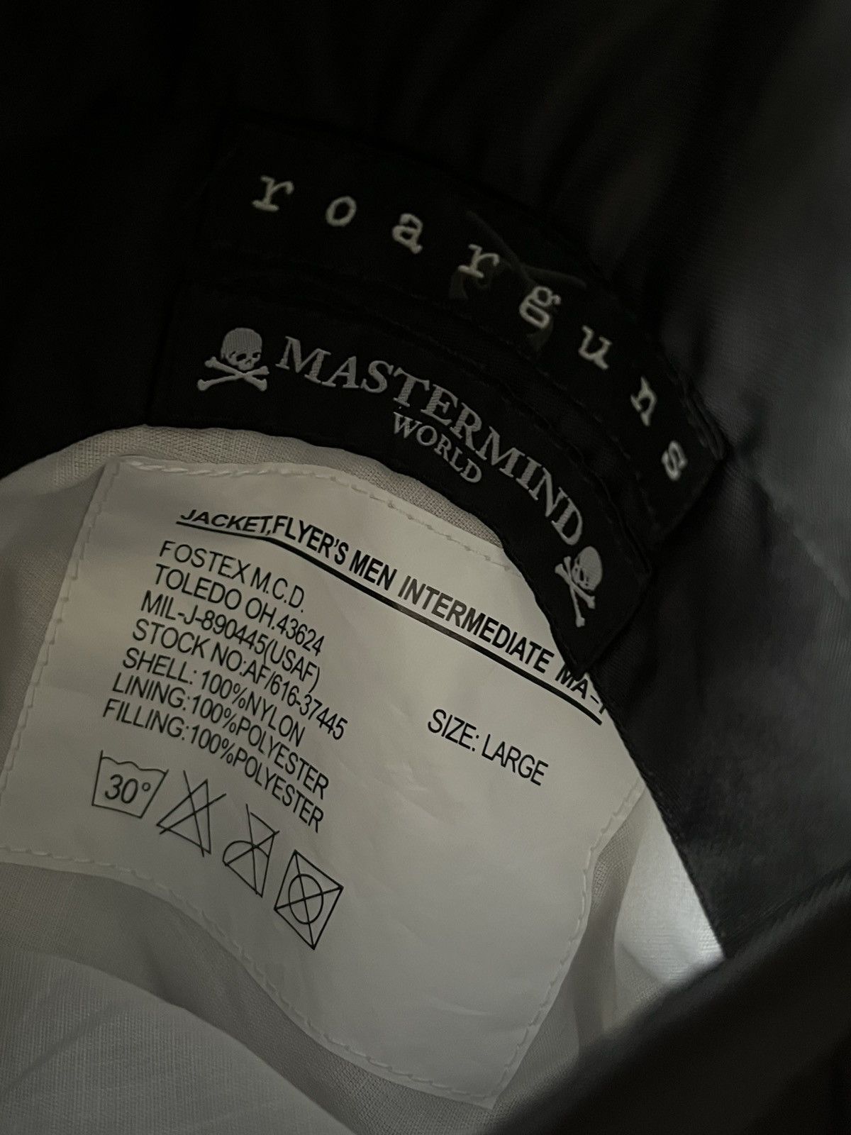 Mastermind Japan Mastermind Japan Roar Guns Fostex Bomber Jacket Black Size US L / EU 52-54 / 3 - 7 Thumbnail