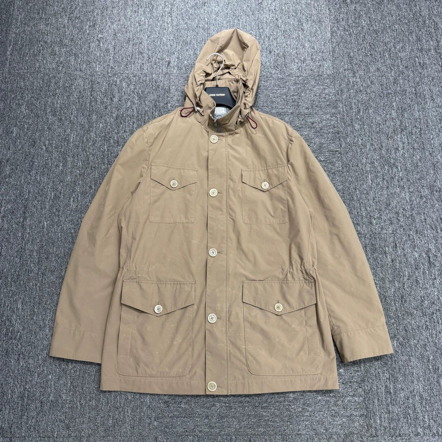 Brunello Cucinelli BRUNELLO CUCINELLI men's nylon trench coat 52 Size US L / EU 52-54 / 3 - 1 Thumbnail