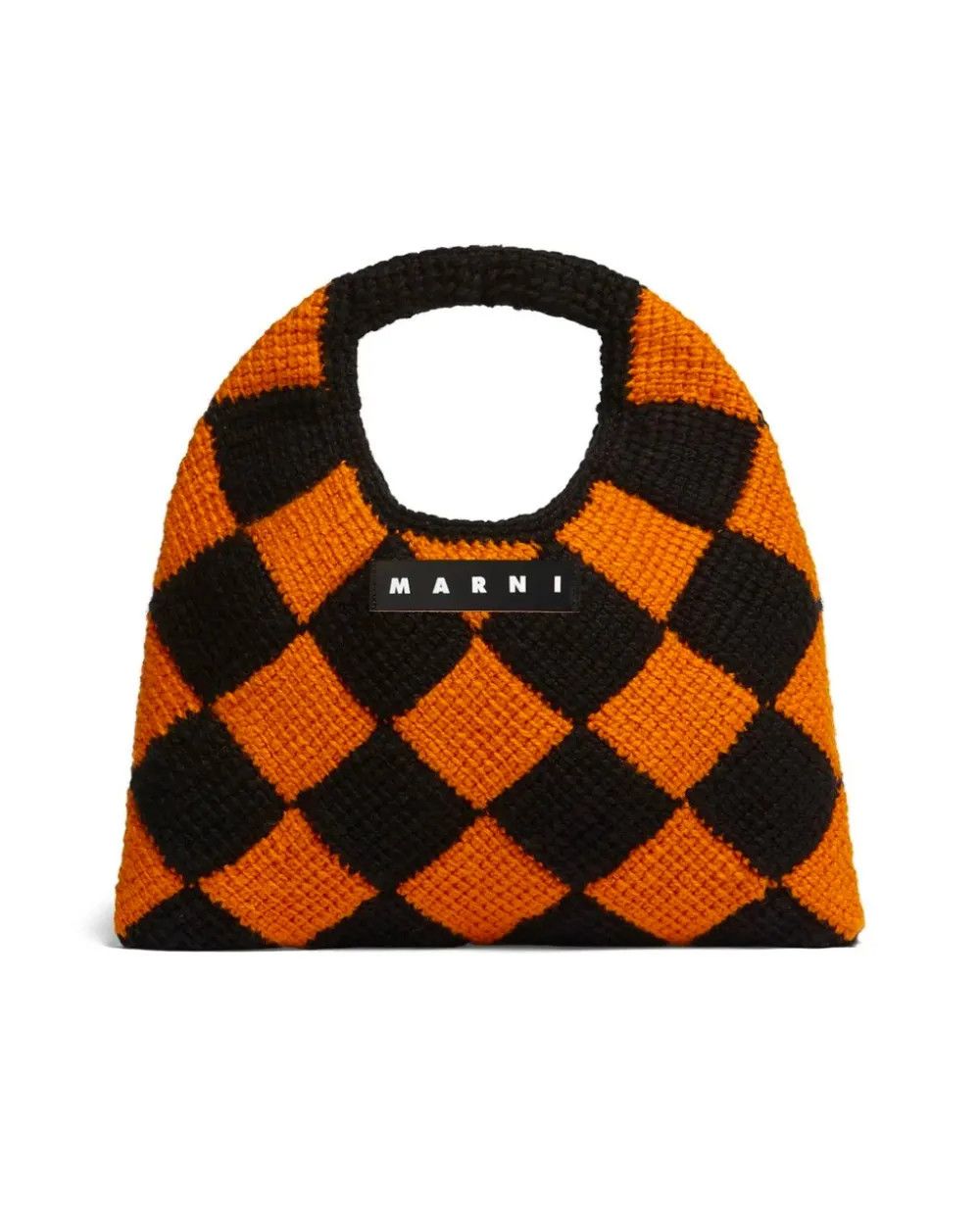 Marni o1f1d3z0725 Size: OS / Diamond Geometric-Bag in Orange/Black Size ONE SIZE - 1 Preview