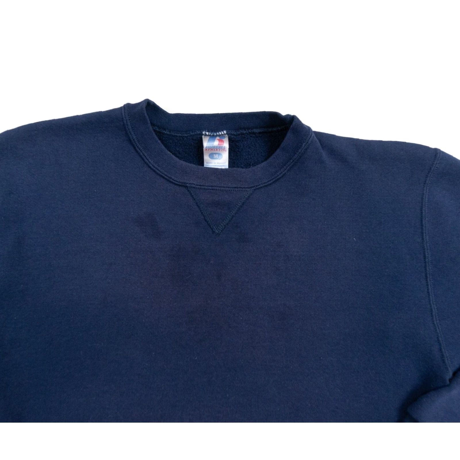 Russell Athletic VINTAGE Russell Athletic Sweatshirt Mens M Blue Crew Neck Pullover All Seasons Outdoor 90s Mens Size US M / EU 48-50 / 2 - 2 Thumbnail