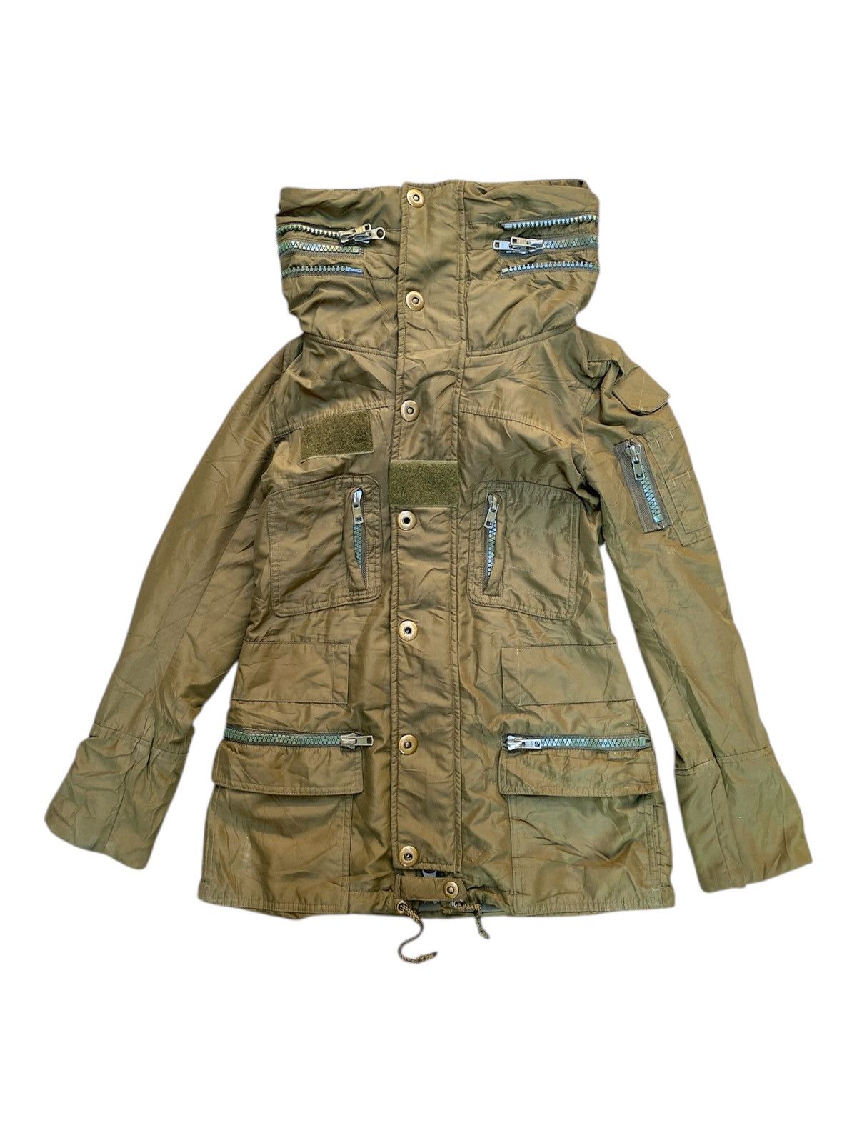 If Six Was Nine 2000s SLY Faux Fur Bono Bondage Punk Muti Zipper Jacket Size US S / EU 44-46 / 1 - 3 Thumbnail