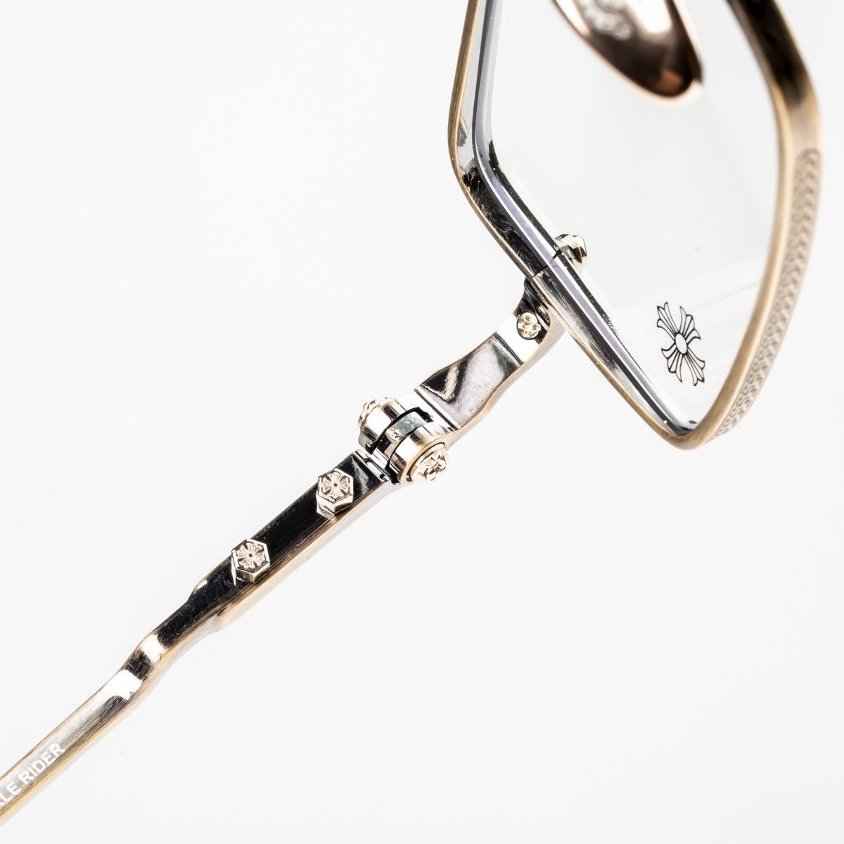Chrome Hearts CHROME HEARTS BUCKLE RIDER ANTIQUE GOLD GLASSES Size ONE SIZE - 3 Thumbnail