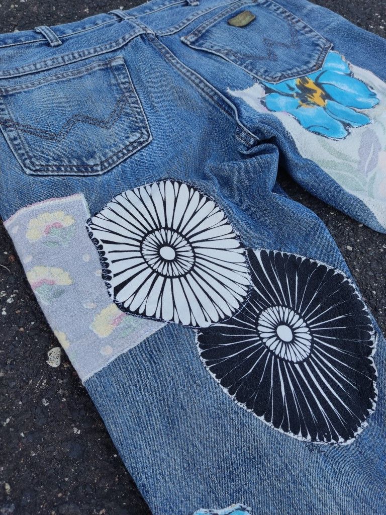 Kapital × Number (N)ine × Vintage Vintage Kapital Inspired Repaired Denim Saschiko Patchwork Size US 34 / EU 50 - 9 Thumbnail