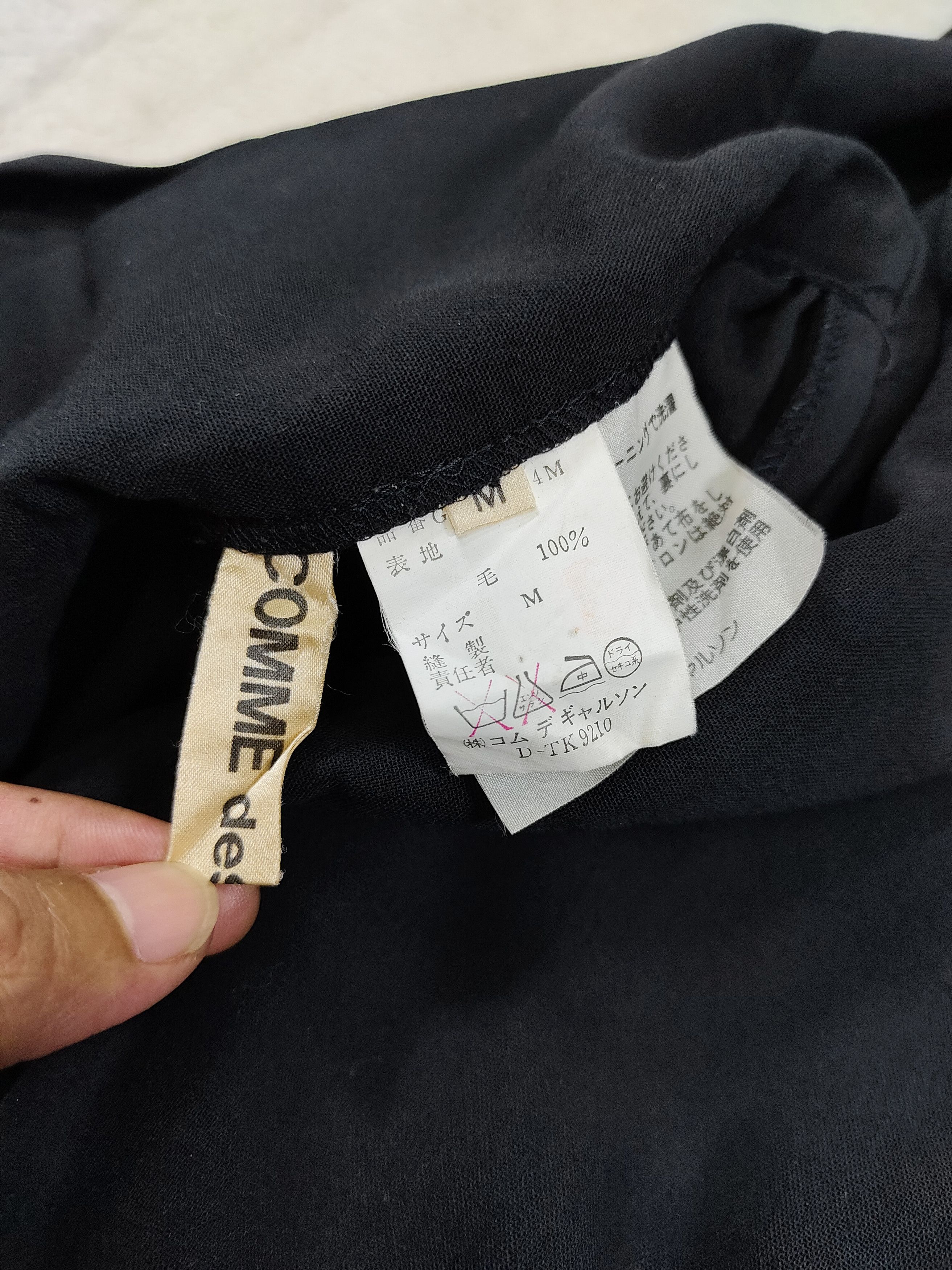 Comme des Garcons 90s CDG📕 Archive Artisanal One Shoulder Sculptural Dress Size M / US 6-8 / IT 42-44 - 11 Thumbnail