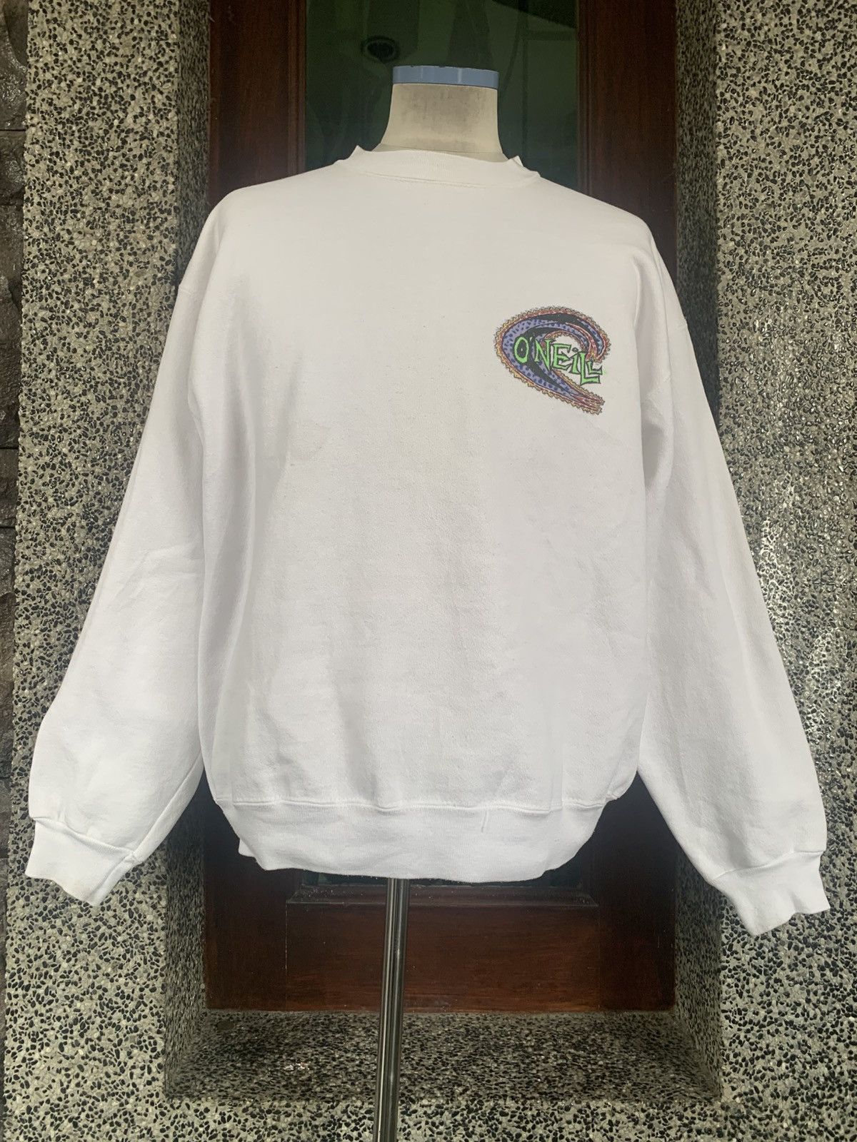 O'Neill Vintage 90s Oneill Surf / Surfing / Skate Sweatshirt Size US L / EU 52-54 / 3 - 4 Thumbnail