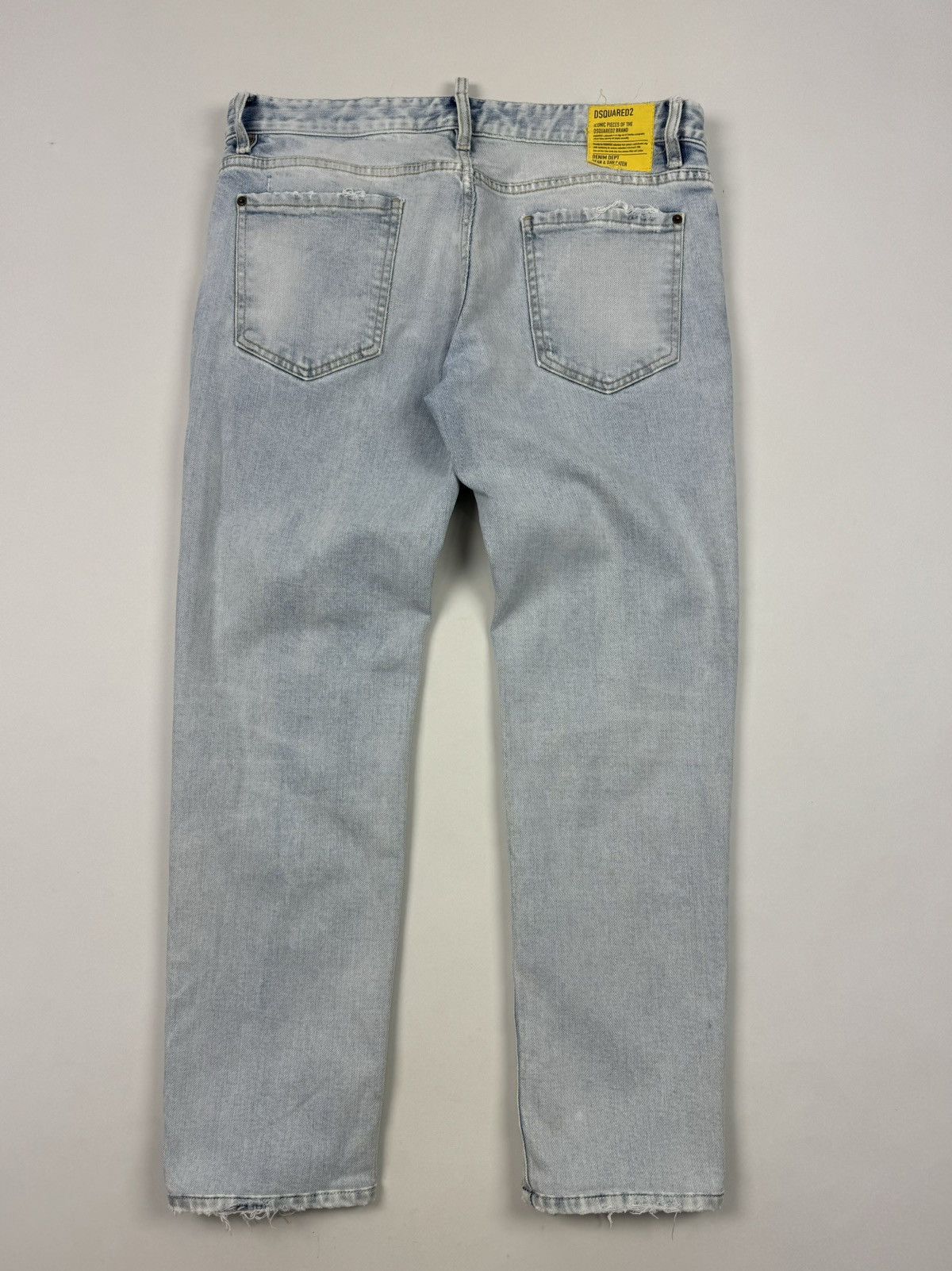 Dsquared2 Dsquared2 Iconic Denim Dept Dean & Dan Caten Washed Jeans Size US 35 - 12 Thumbnail