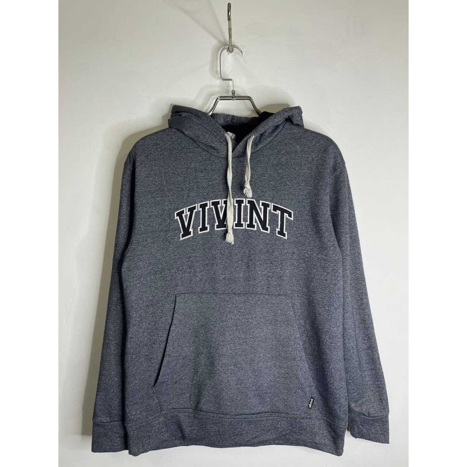 Vintage Vintage Vivint Charcoal Gray Pullover Hoodie Medium Size US M / EU 48-50 / 2 - 2 Thumbnail