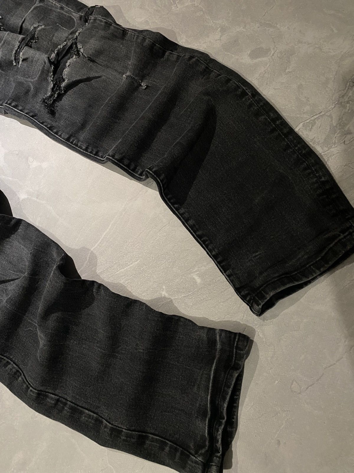 Vintage Ripped Distressed Fresh Sexy One/ Rep Vintage Avan Garde Size US 34 / EU 50 - 2 Thumbnail