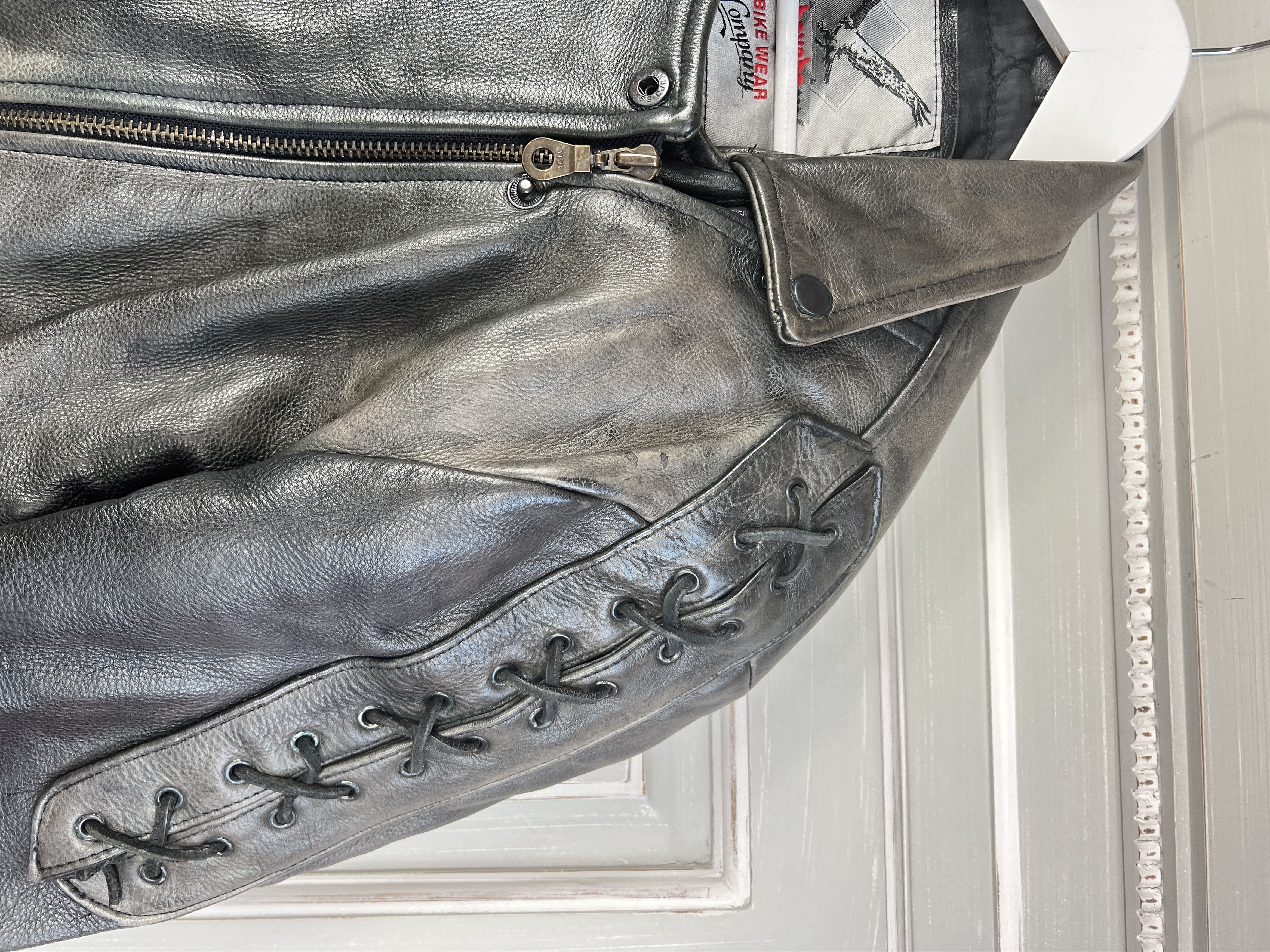 Genuine Leather × Vintage VINTAGE HAVEBA BIKER CROPPED GENUINE LEATHER JACKET Size US L / EU 52-54 / 3 - 9 Thumbnail